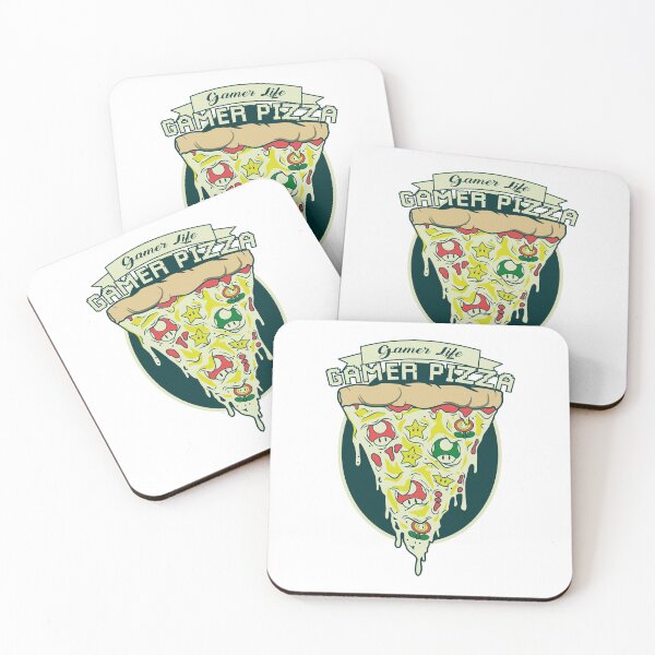 Item preview, gamer life, gamer pizza 2 designed and sold by cremadesign.
