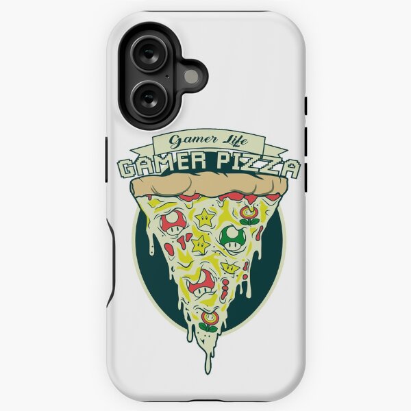 Item preview, gamer life, gamer pizza 2 designed and sold by cremadesign.