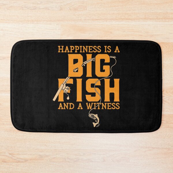 Item preview, HAPPINESS IS A BIG FISH AND A WITNESS designed and sold by Apoorv Choudhary.