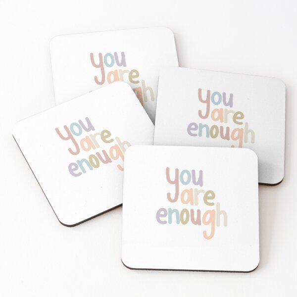 Item preview, You are enough sticker designed and sold by insolation-art.