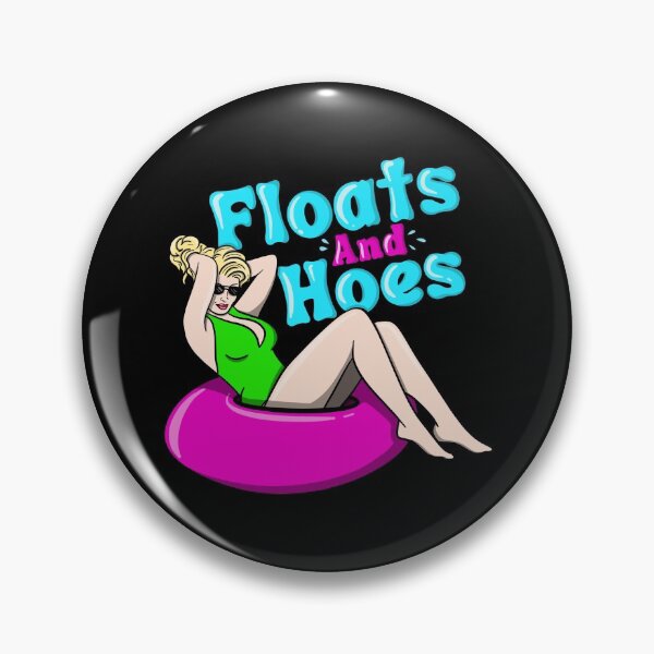 Item preview, Floats and Hoes Tubing Trip Float Day Pin Up designed and sold by JessieJune.