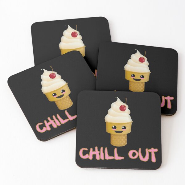Item preview, chill out summer cute icream shaved ice designed and sold by toastygoat.