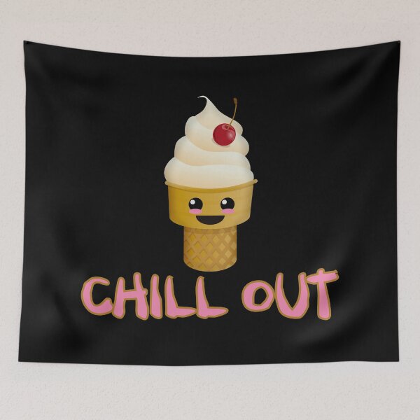 Item preview, chill out summer cute icream shaved ice designed and sold by toastygoat.