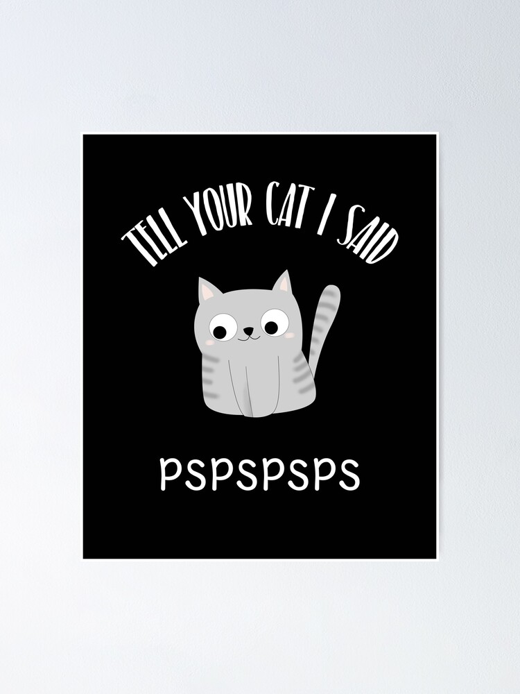 Aperçu 1 sur 3. Poster avec l'œuvre Pspspsps créée et vendue par GreenerDays.