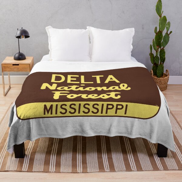 Item preview, Delta National Forest Mississippi Sign MS designed and sold by DESTINATIONS DECAL.