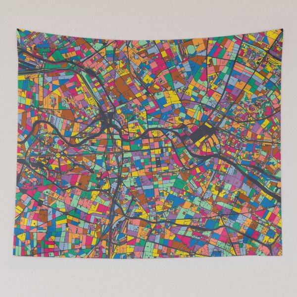 Item preview, Berlin Map - Mosaic - 2021 Colors designed and sold by HomeCities.