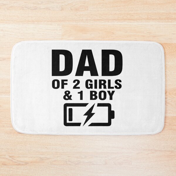 Item preview, Dad of two Girls and one boy - Father's day Gift designed and sold by Desandu.