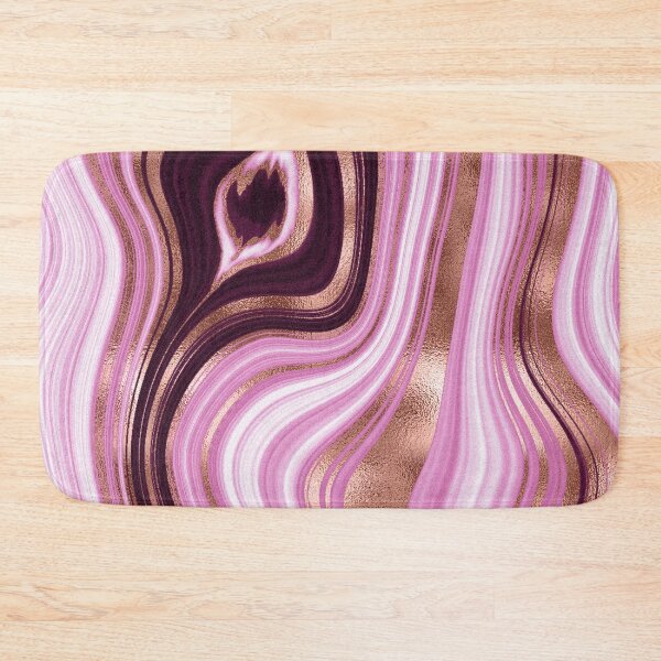 Item preview, Pink Agate Stone with Gold Swirls designed and sold by ReesDesigns.