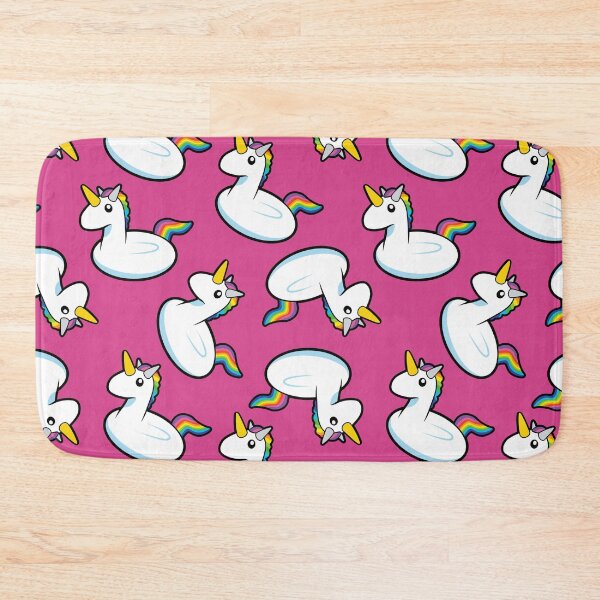Item preview, Unicorn Pool Float Magenta Pattern designed and sold by keeleypost.