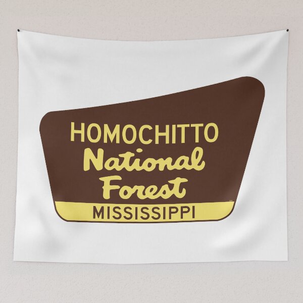 Item preview, Homochitto National Forest Mississippi Sign MS designed and sold by DESTINATIONS DECAL.