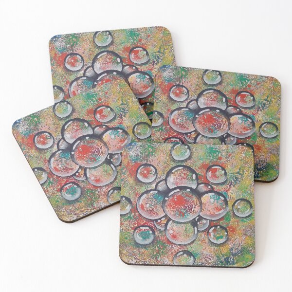 Item preview, Colorful bubble abstract designed and sold by theartlady2021.