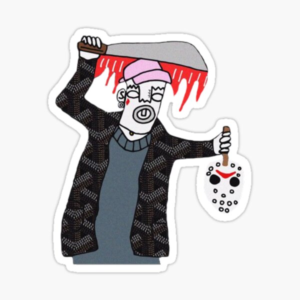 Ski Mask - Drown In Designer Sticker