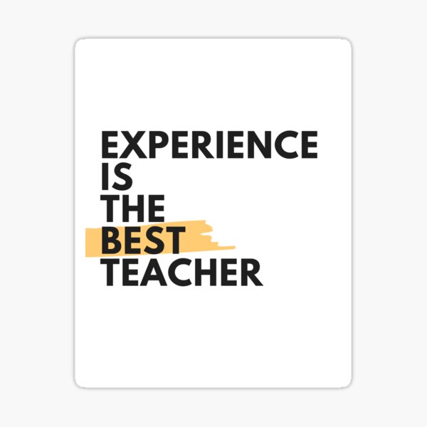 experience-is-the-best-teacher-sticker-by-enutang-redbubble