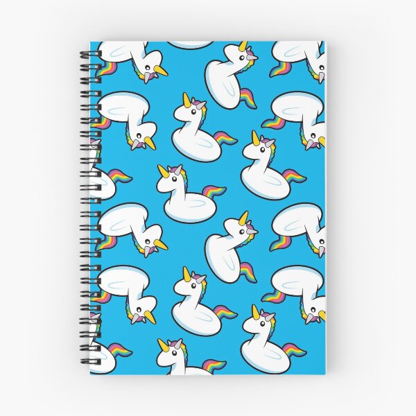 Item preview, Unicorn Pool Float Blue Pattern designed and sold by keeleypost.