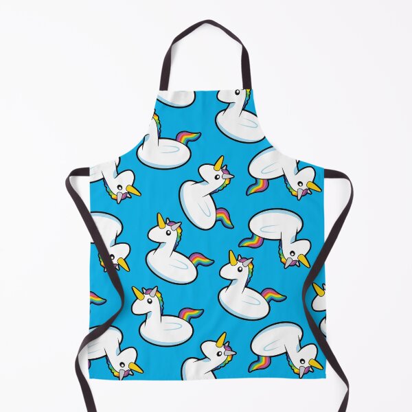 Item preview, Unicorn Pool Float Blue Pattern designed and sold by keeleypost.