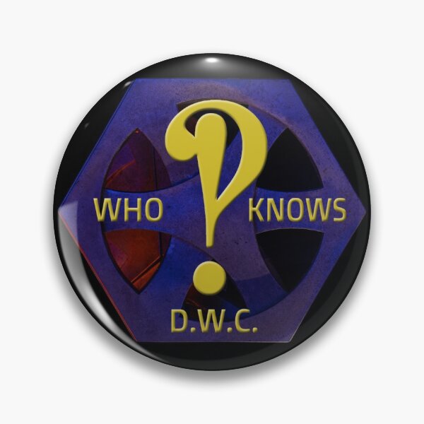Item preview, Who Knows Logo Round Things designed and sold by Dokka Chapman.