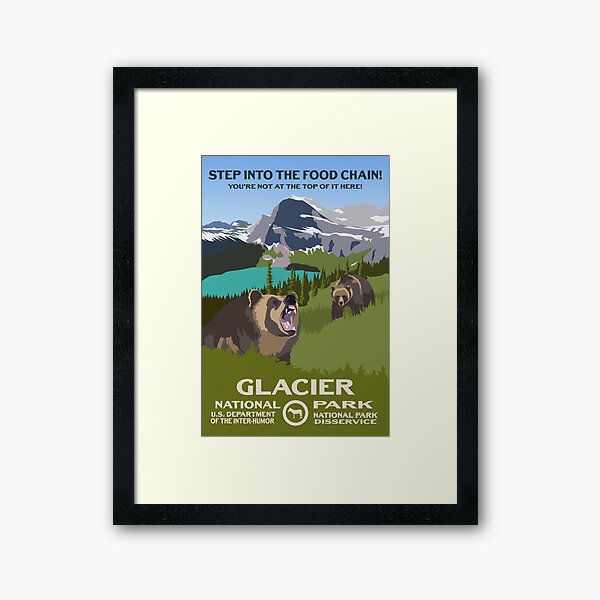 Item preview, Step Into the Food Chain - Glacier National Park designed and sold by mp2262.