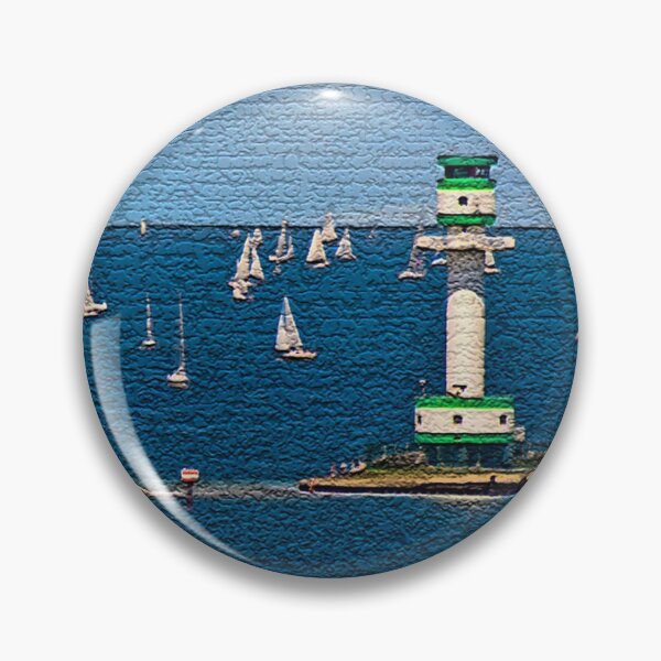Item preview, Light House en el mar azul designed and sold by Dimo Petrov.