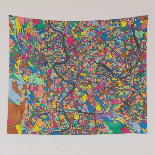 Item preview, Rome Map - Mosaic - 2021 Colors designed and sold by HomeCities.