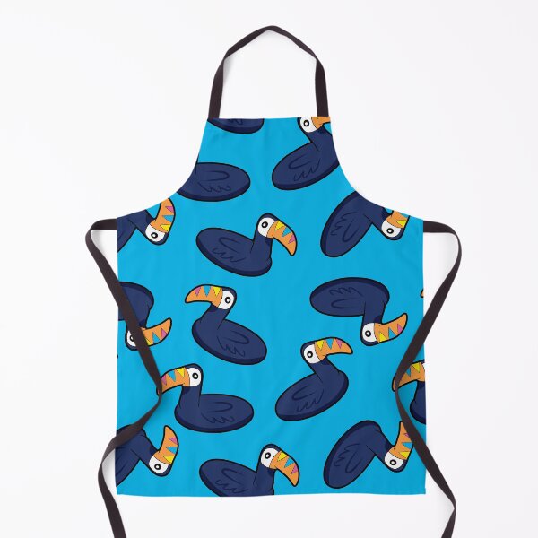 Item preview, Toucan Pool Float Blue Pattern designed and sold by keeleypost.