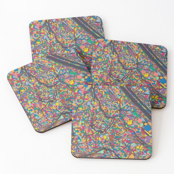 Item preview, Vienna Map - Mosaic - 2021 Colors designed and sold by HomeCities.