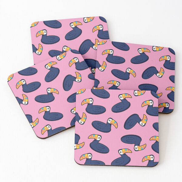 Item preview, Toucan Pool Float Pink Pattern designed and sold by keeleypost.