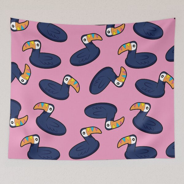 Item preview, Toucan Pool Float Pink Pattern designed and sold by keeleypost.