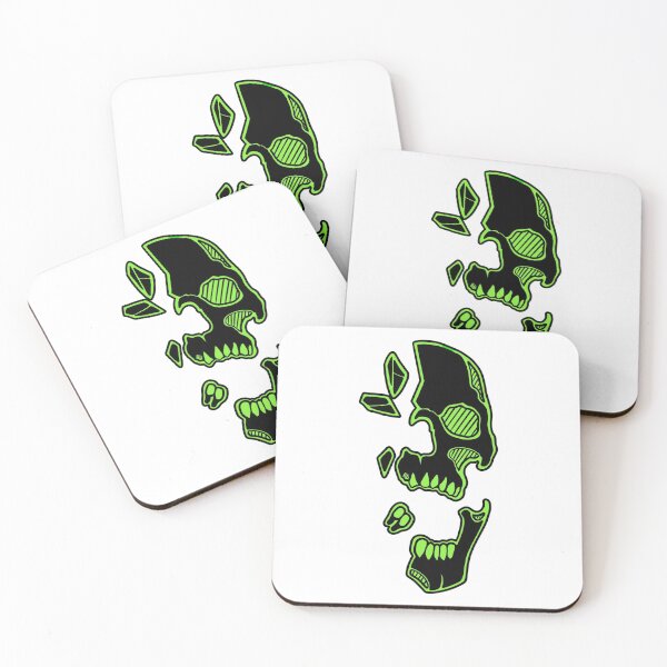 Item preview, Toxic Green Skull designed and sold by RoyalPantiez.