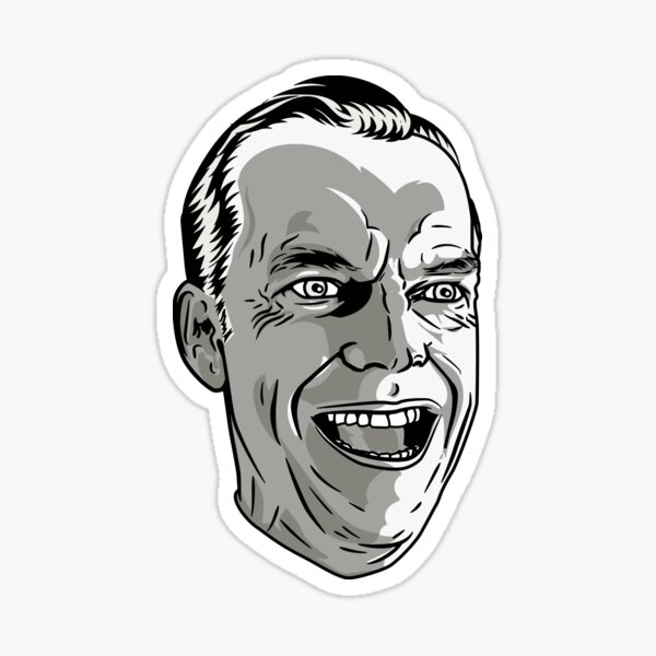 "Hugo Weaving evil laughter" Sticker for Sale by pulporosa Redbubble