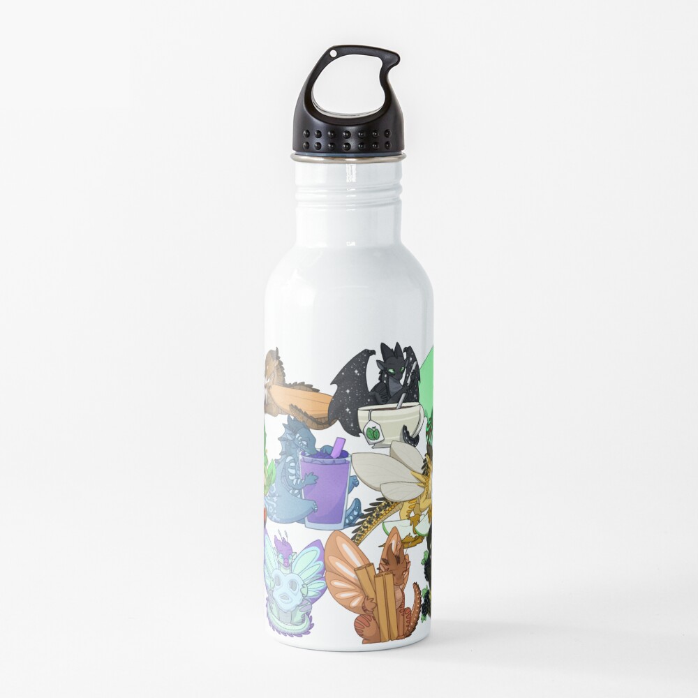 Wings of Fire with Foods Batch 2 Water Bottle