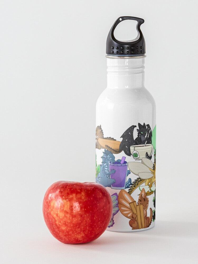 Alternate view of Wings of Fire with Foods Batch 2 Water Bottle