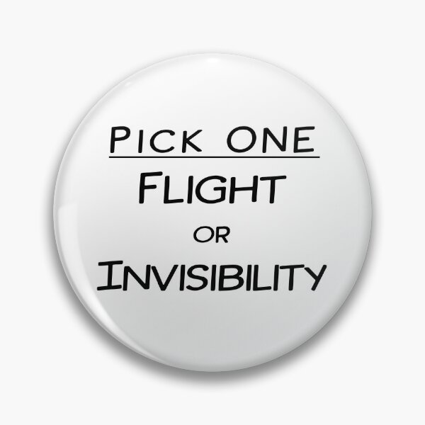 Item preview, Flight or Invisibility? designed and sold by zombiemama.