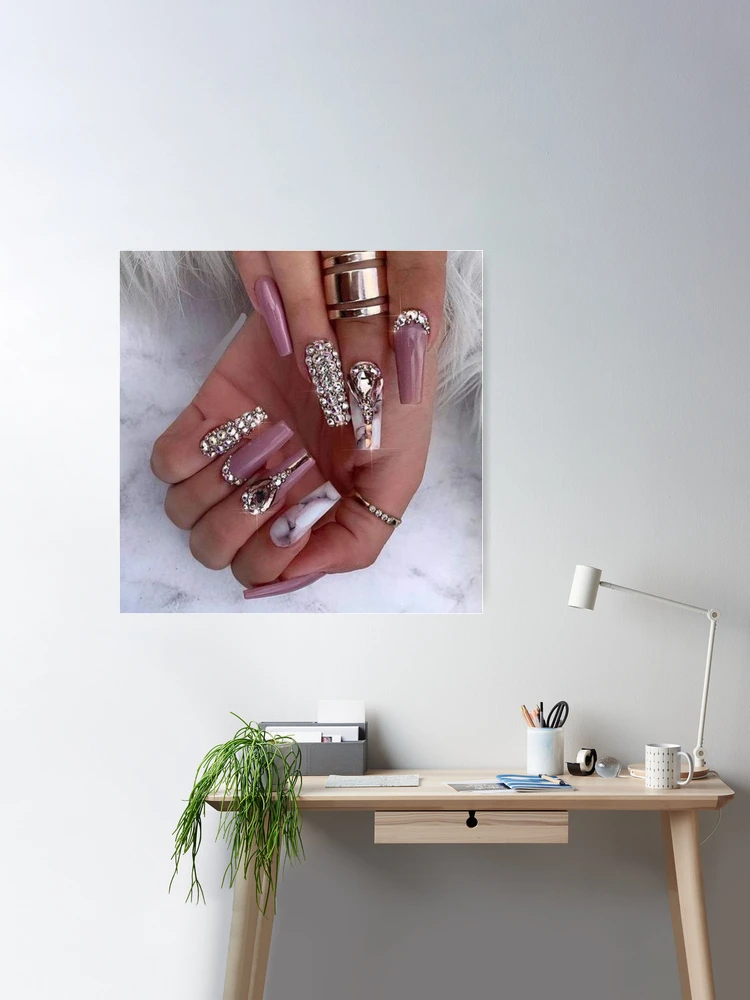 Nice diamonds nails. | Poster