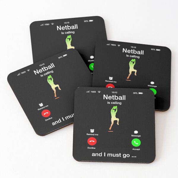 Item preview, Netball is calling and I must go: Funny gift for Netball lovers and players designed and sold by FamousShirts.