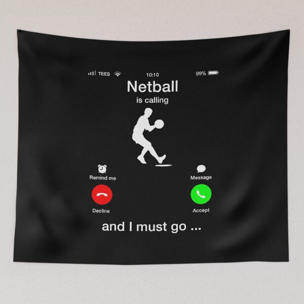 Item preview, Netball is calling and I must go: Funny gift for Netball lovers and Men players  designed and sold by FamousShirts.