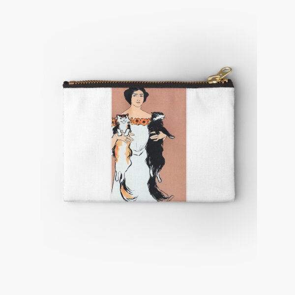 Item preview, Woman holding cats (1898) by Edward Penfield. designed and sold by Narangez.