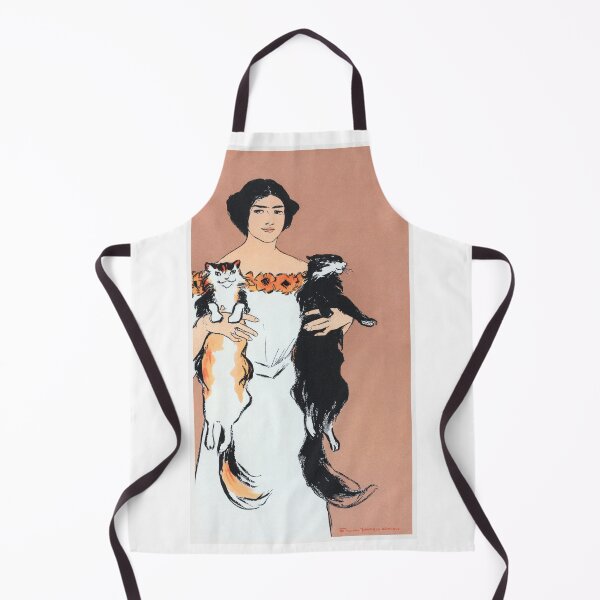 Item preview, Woman holding cats (1898) by Edward Penfield. designed and sold by Narangez.