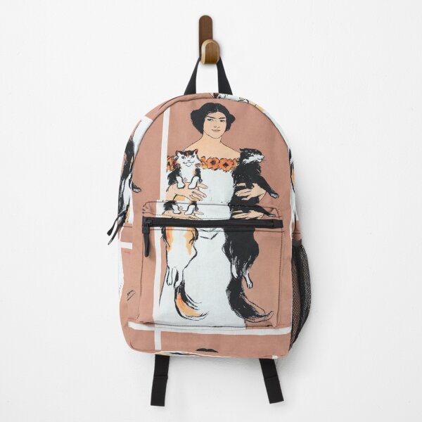 Item preview, Woman holding cats (1898) by Edward Penfield. designed and sold by Narangez.