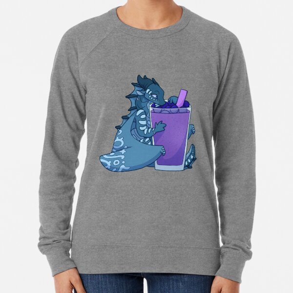 Tsunami with Blueberry Smoothie Lightweight Sweatshirt