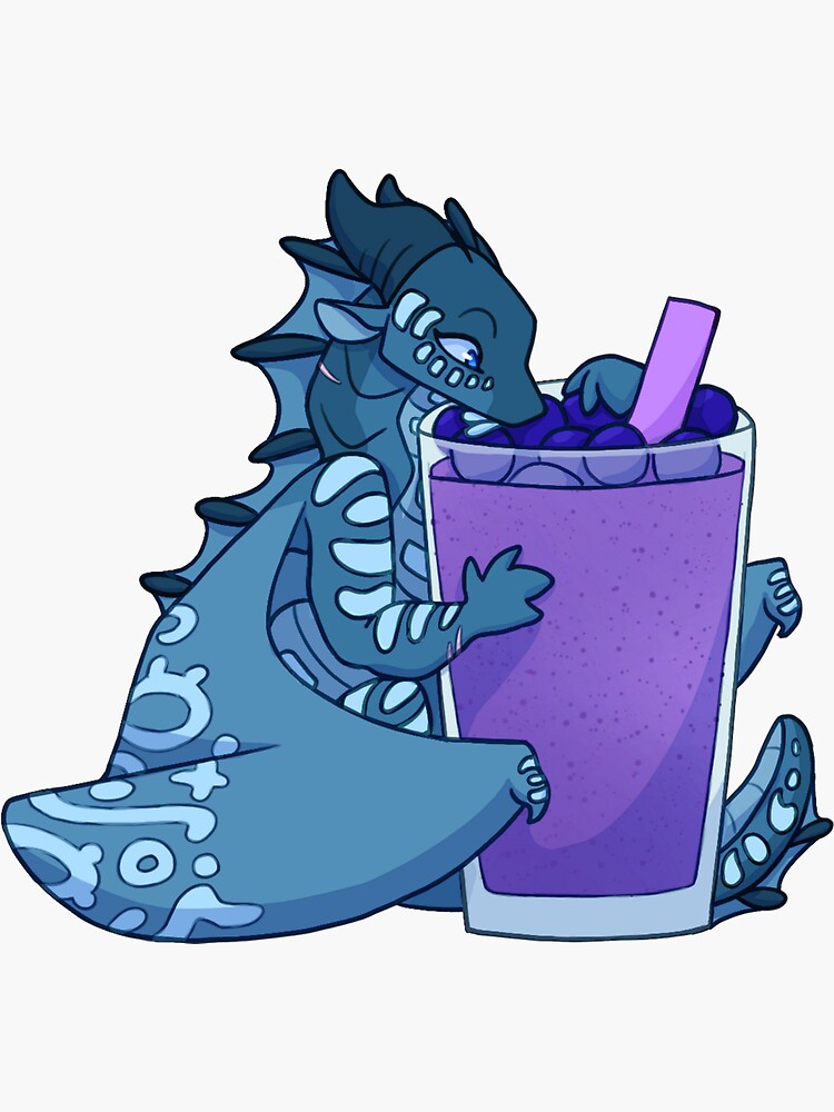 Tsunami with Blueberry Smoothie Sticker