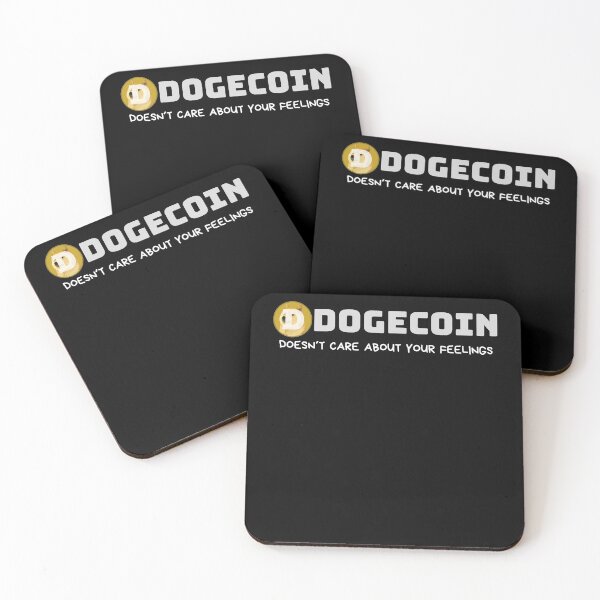 Item preview, Dogecoin doesn't care about your feelings designed and sold by Custom Shop.