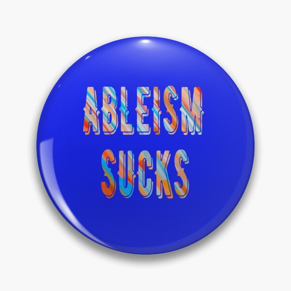 Item preview, Ableism Sucks Painted Letters 1 designed and sold by headtrackerart.