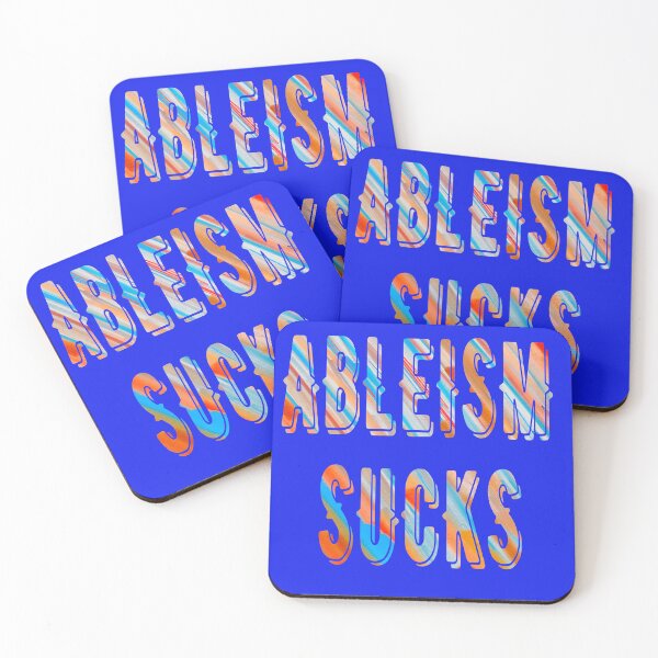 Item preview, Ableism Sucks Painted Letters 1 designed and sold by headtrackerart.