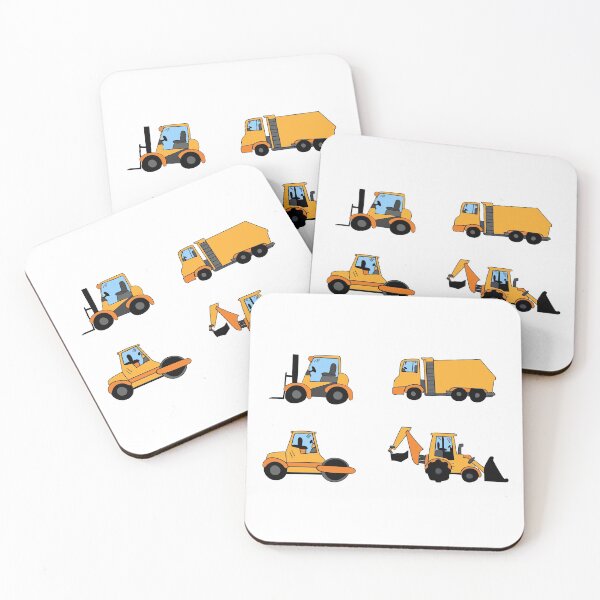 Item preview, Construction Vehicles Hand Drawn Set designed and sold by infleims.
