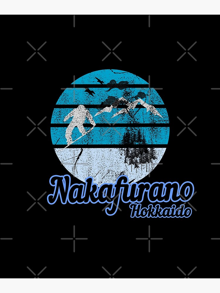 Discover Winter Ski Vintage | Hokkaido, Japan | Nakafurano Premium Matte Vertical Poster