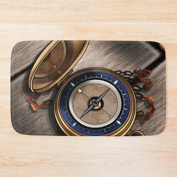 Item preview, Opened Pocket Nautical Compass: map designed and sold by iduzarts.