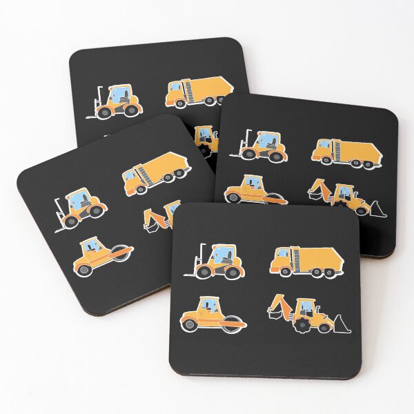 Item preview, Construction Vehicles Hand Drawn Set designed and sold by infleims.
