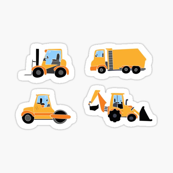 Vehicle Set Kids Stickers