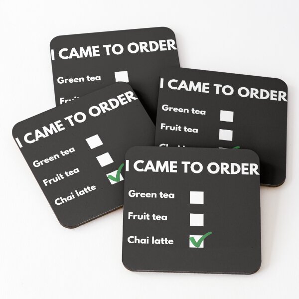Item preview, I CAME TO ORDER CHAI LATTE designed and sold by HSJdesignseu.