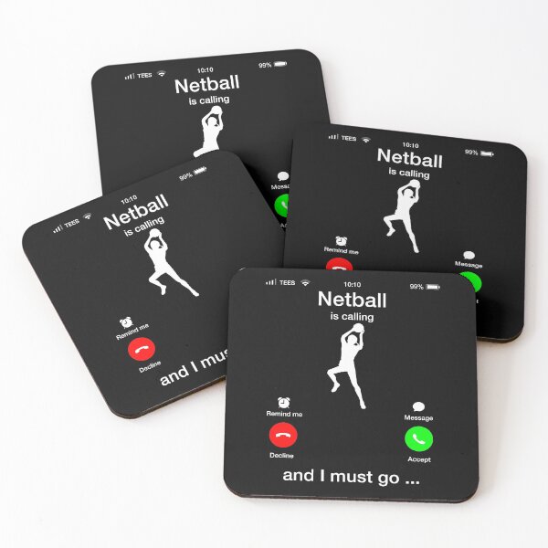 Item preview, Netball is calling and I must go: Funny gift for Netball lovers and women players designed and sold by FamousShirts.